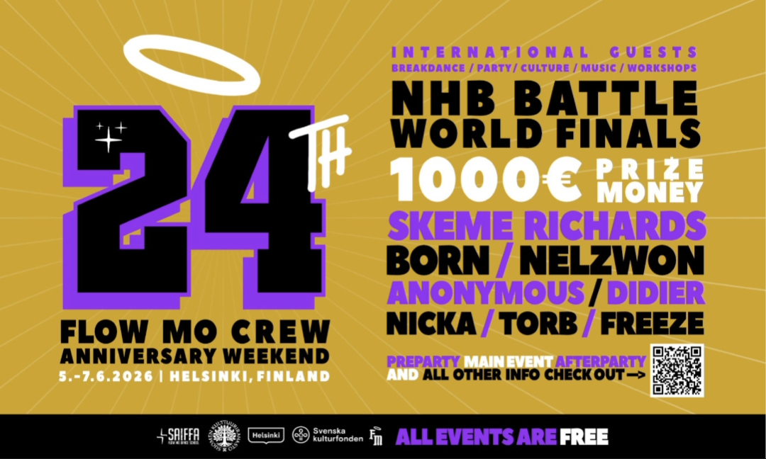 Flow Mo Crew 24-årsjubileum – Flow Mo Crew tar över Stoa igen!