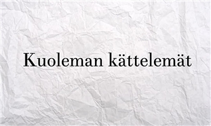 Linkki tapahtumaan Kuoleman kättelemät: Taideterapeuttinen työpaja